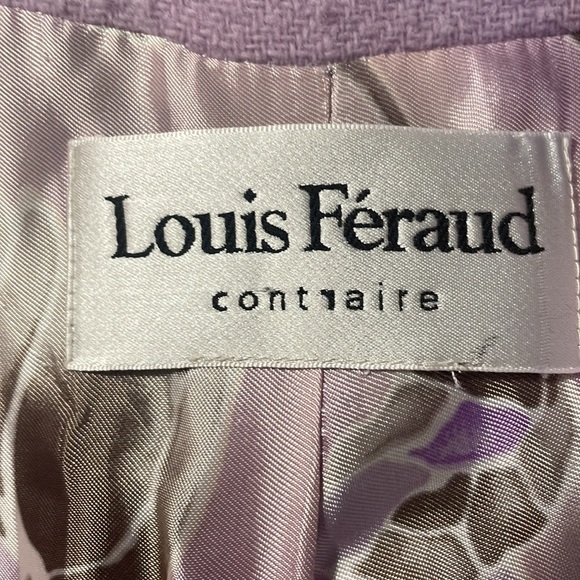 LOUIS FERARD Contraire wool boucle tweed sz 8 in lavender - Picture 5 of 6
